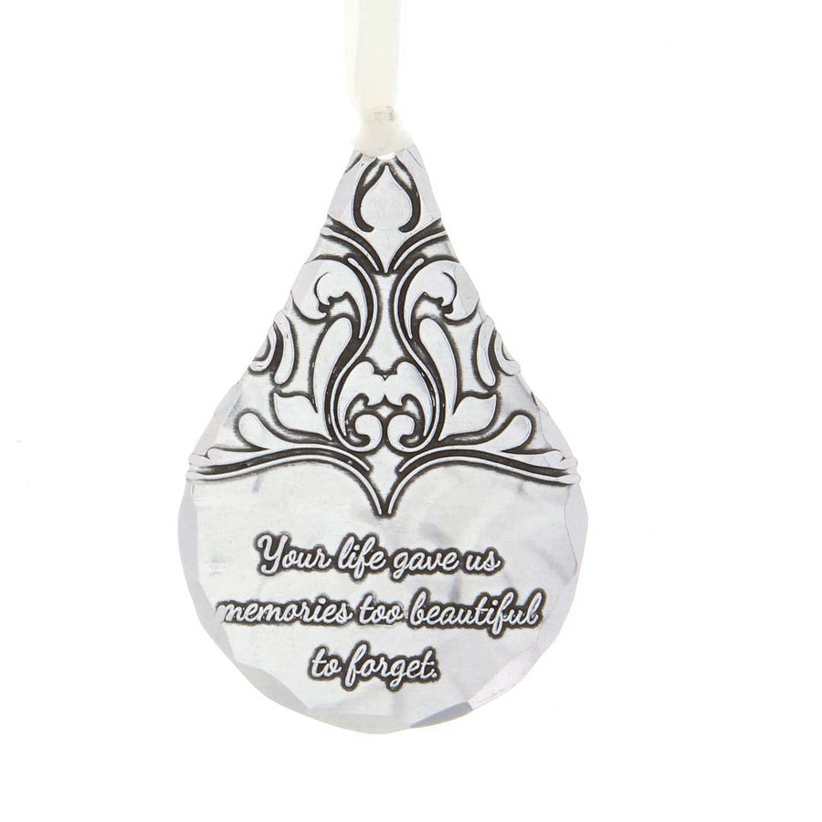 Product view of Teardrop Memorial Ornament