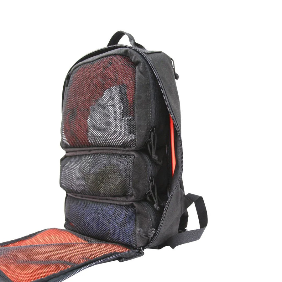 24 Hour Backpack Mesh Pouch Set - 3 Pouches and Panel