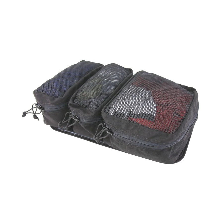 24 Hour Backpack Mesh Pouch Set - 3 Pouches and Panel