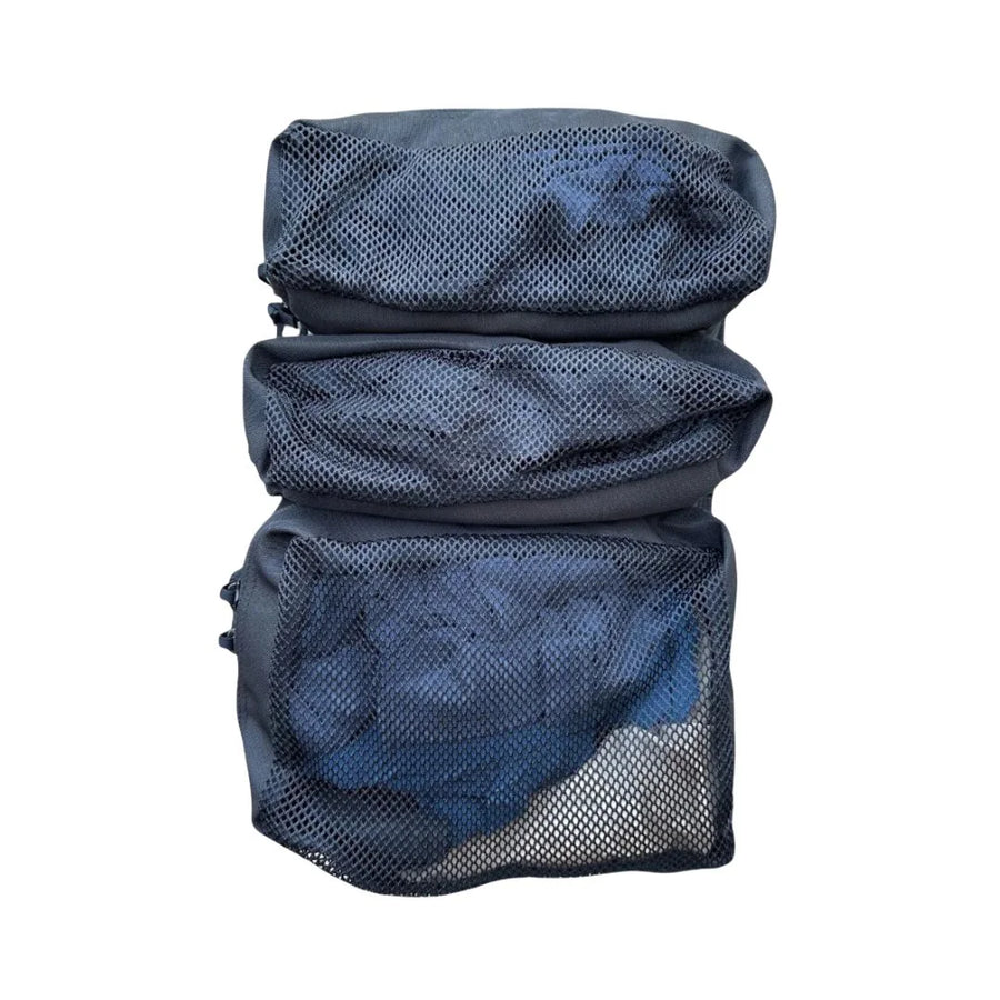 24 Hour Backpack Mesh Pouch Set - 3 Pouches and Panel
