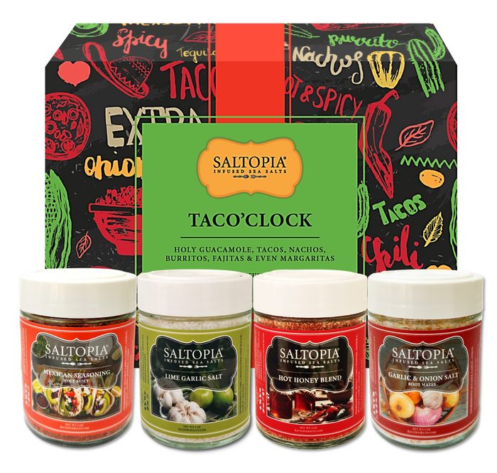 Serving presentation for Mexican Food Lovers Set - TACO'CLOCK