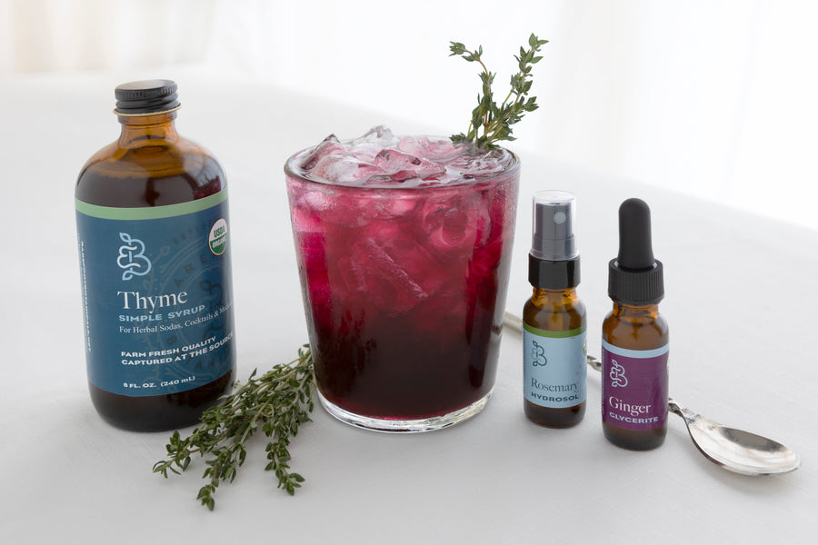 No Thyme for the Blues Zero-Proof Botanical Mocktail Kit – botanical drink kit photo 5