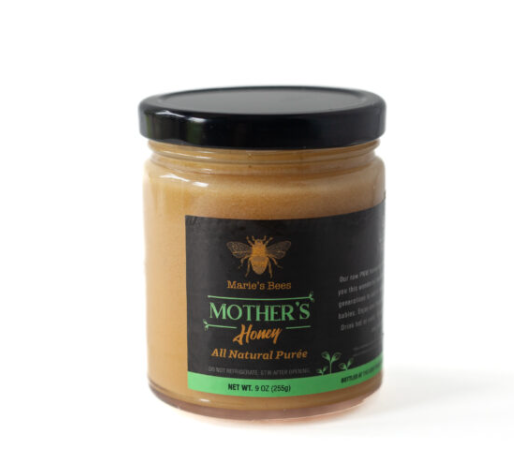 Mother’s Honey – Herbal-Infused Creamed Honey, 9 oz – product packaging image