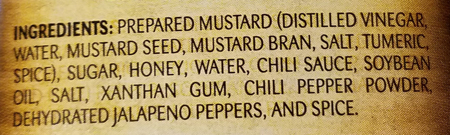 JR's Main Event Mustard