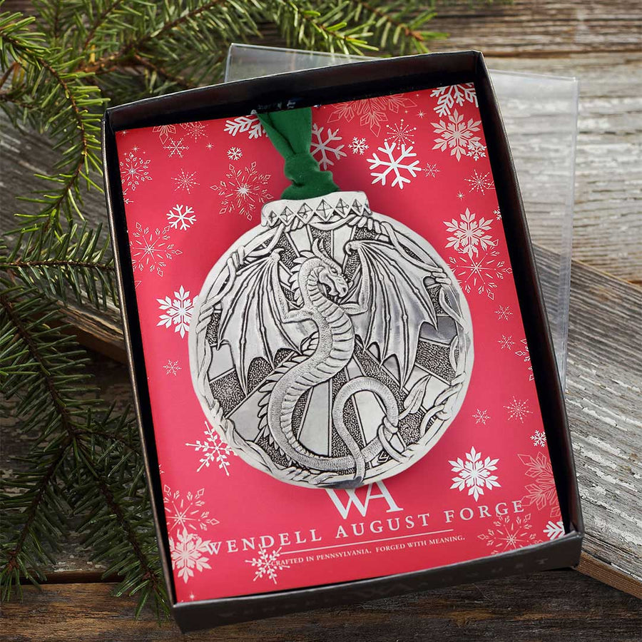 Gift packaging display for Mystical Dragon Ornament