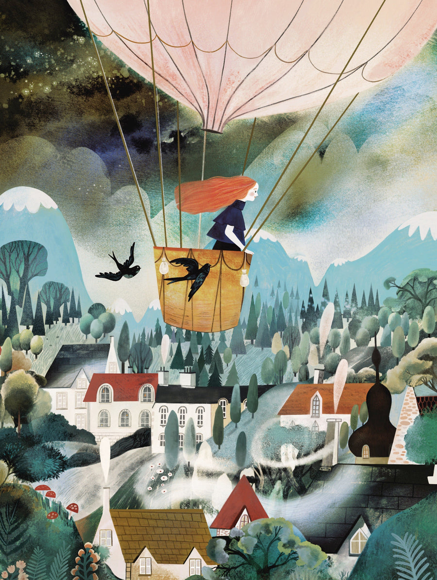 Illustrated On a Voyage puzzle design