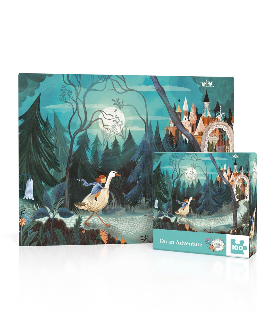 On an Adventure MINI puzzle box and illustrated design