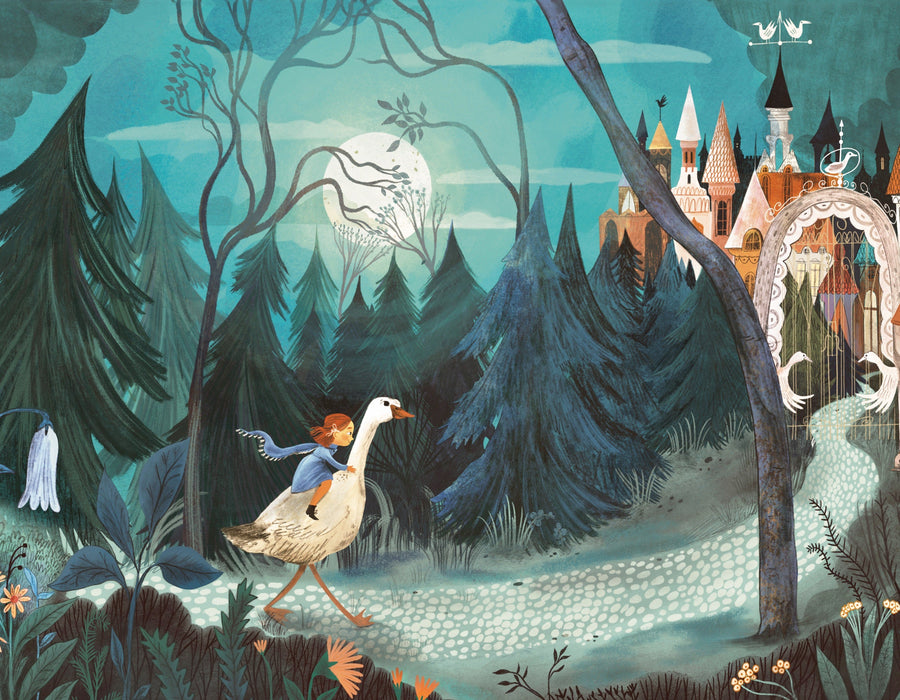 Illustrated On an Adventure MINI puzzle design