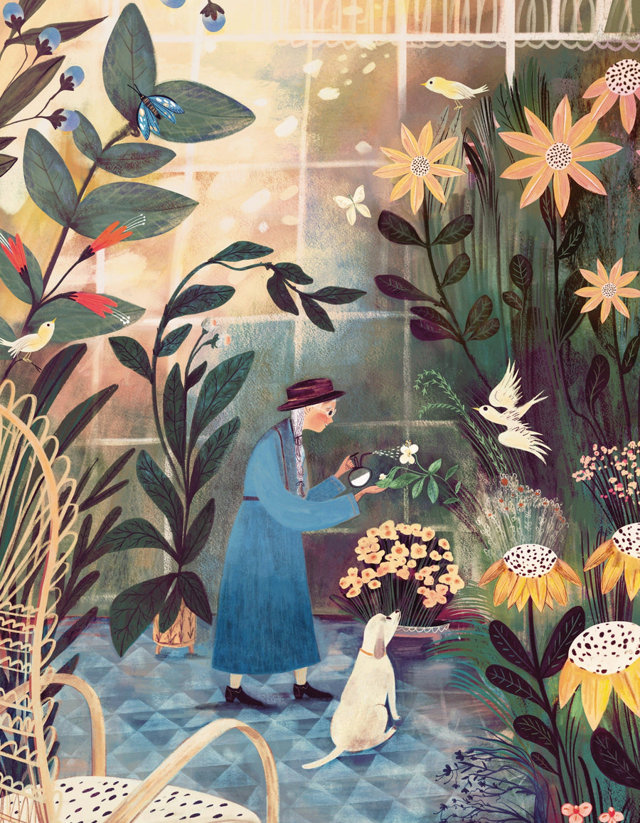 Illustrated The Gardener MINI puzzle design