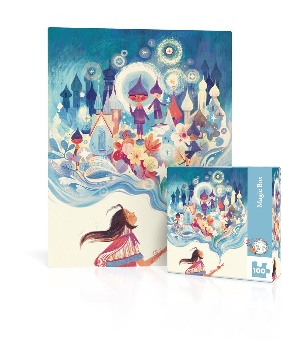 Magic Box Mini puzzle box and illustrated design