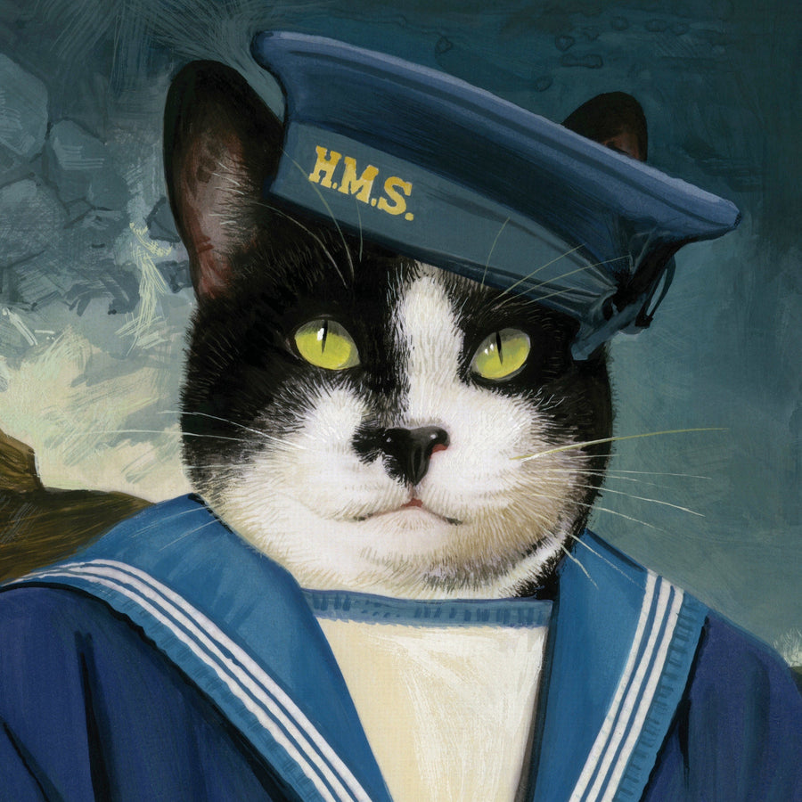 Illustrated Simon - Sailor Cat Mini puzzle design