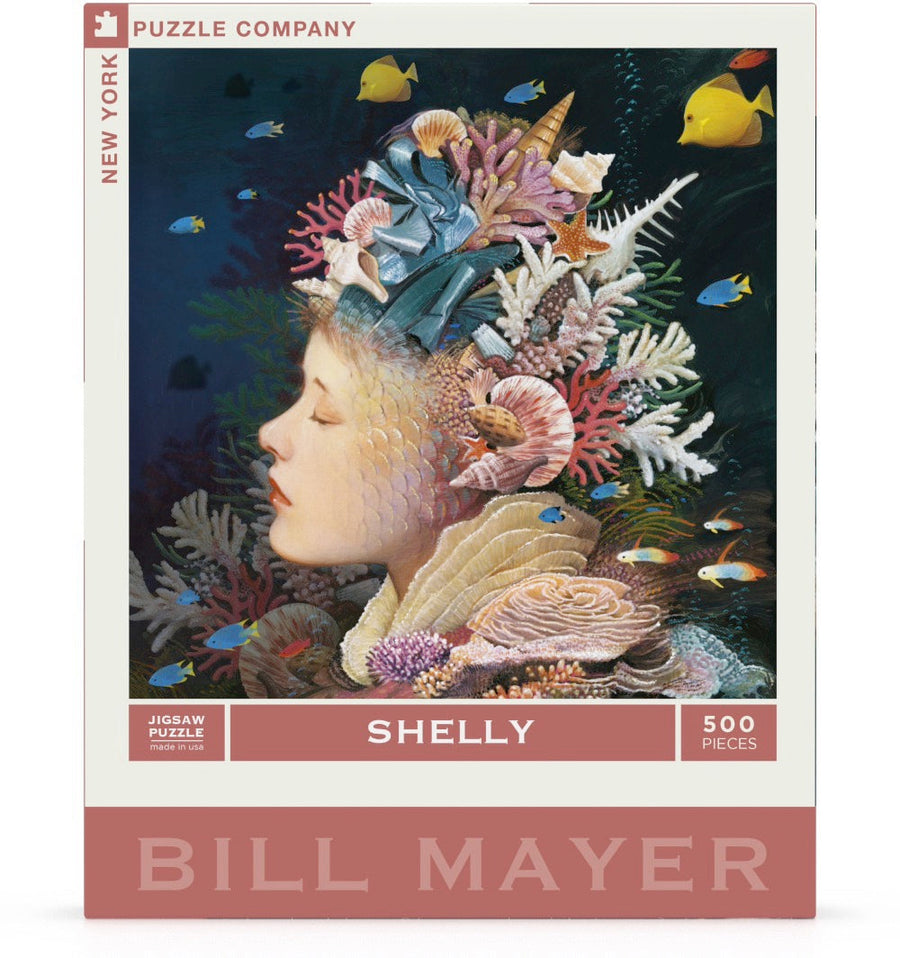 Packaging showing Shelly puzzle artwork