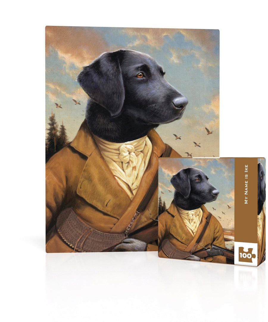 My Name is Ike Mini puzzle box and illustrated design