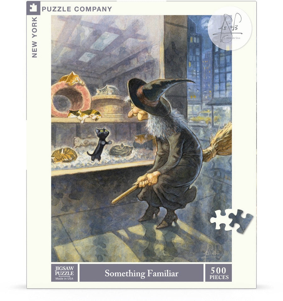 Packaging showing Something Familiar puzzle artwork