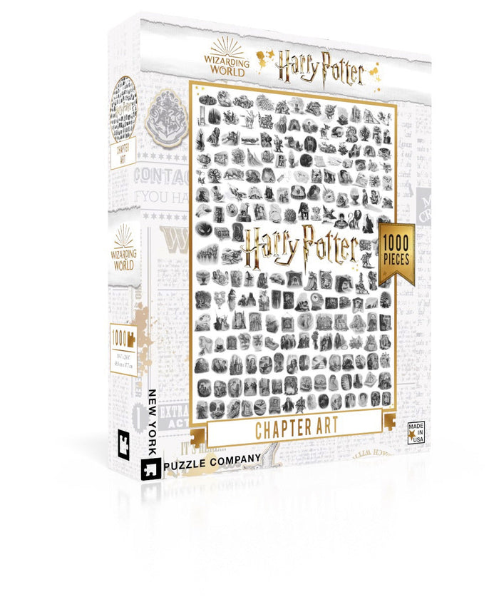 Chapter Art puzzle box and illustrated design
