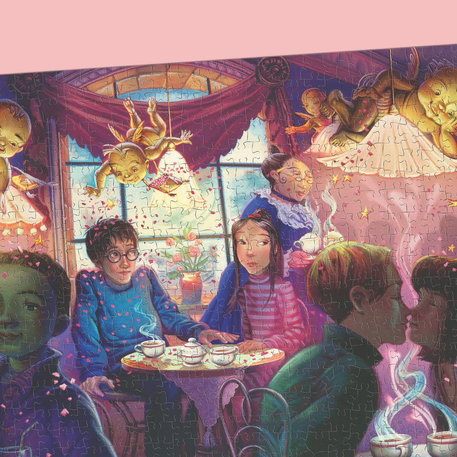 Madam Puddifoot’s Tea Shop puzzle illustration detail
