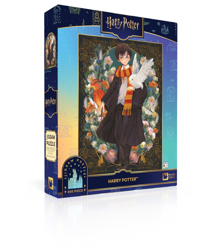 Harry Potter puzzle box and illustrated design