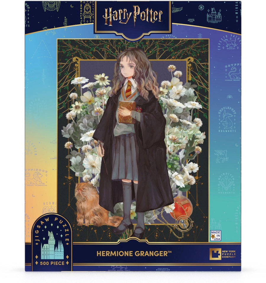 Packaging showing Hermione Granger puzzle artwork