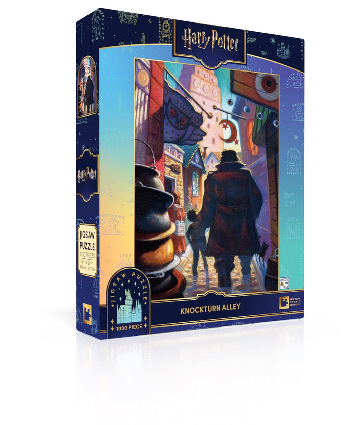 Knockturn Alley puzzle box and illustrated design