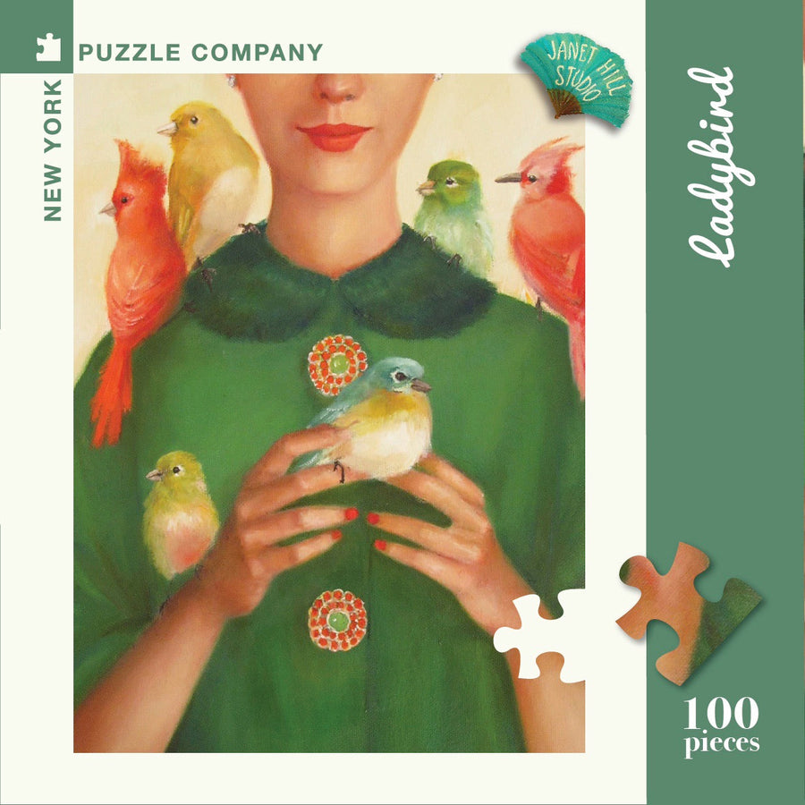 Packaging showing Ladybird Mini puzzle artwork