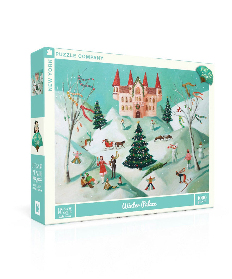 Winter Palace puzzle box and illustrated design