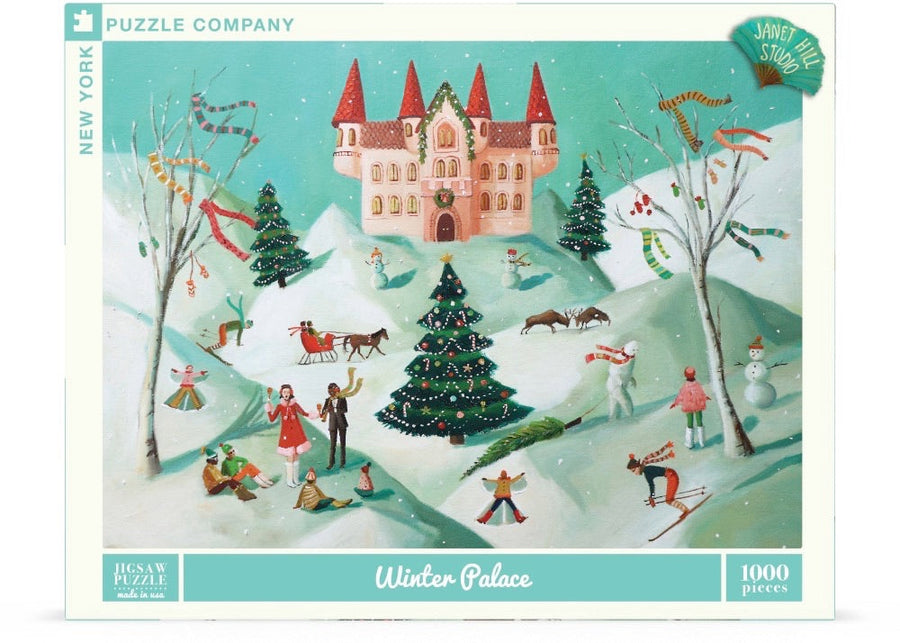 Packaging showing Winter Palace puzzle artwork