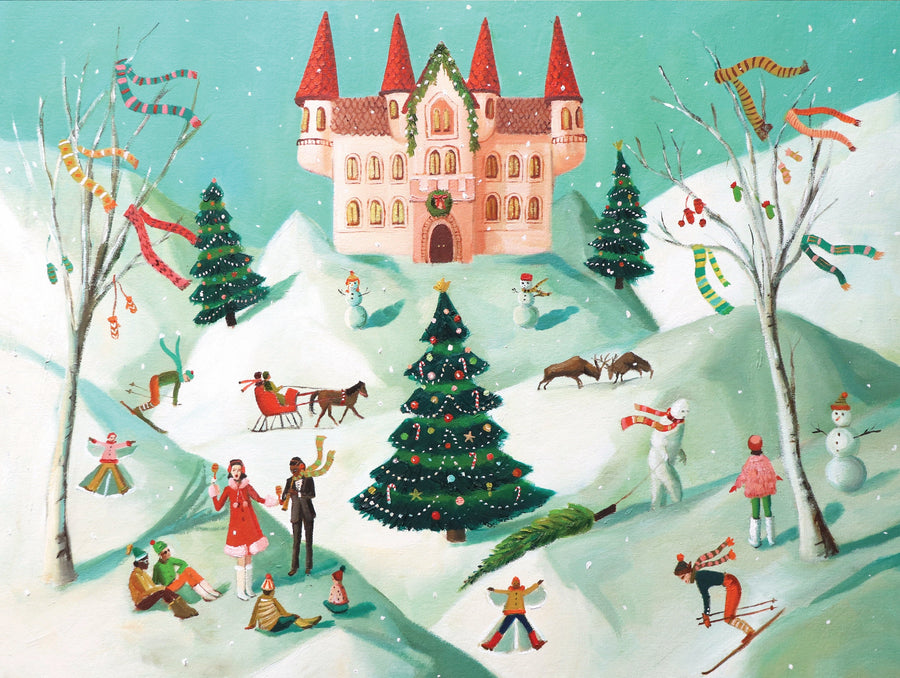 Illustrated Winter Palace puzzle design