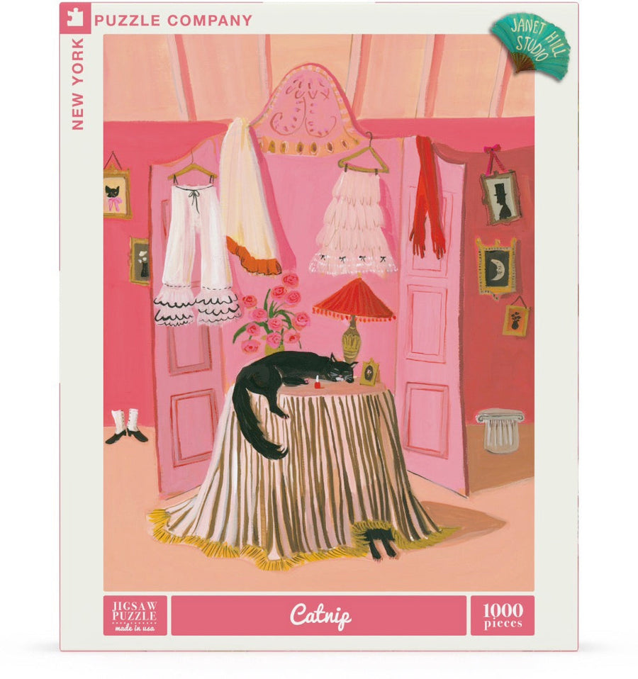 Packaging showing Catnip puzzle artwork