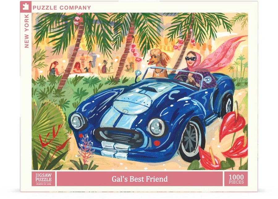 Packaging showing Gal's Best Friend puzzle artwork
