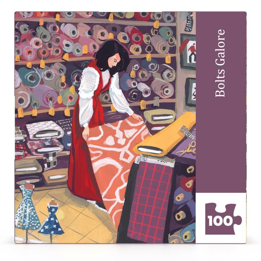 Packaging showing Bolts Galore Mini puzzle artwork