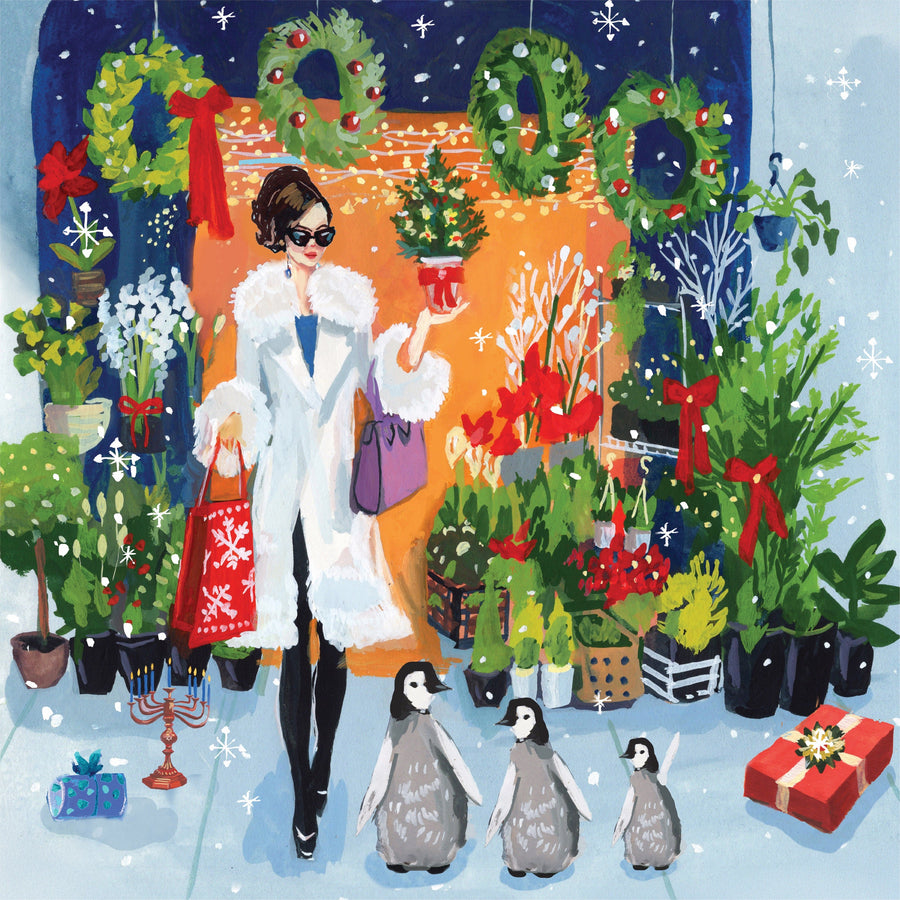 Illustrated Festive Bodega puzzle design