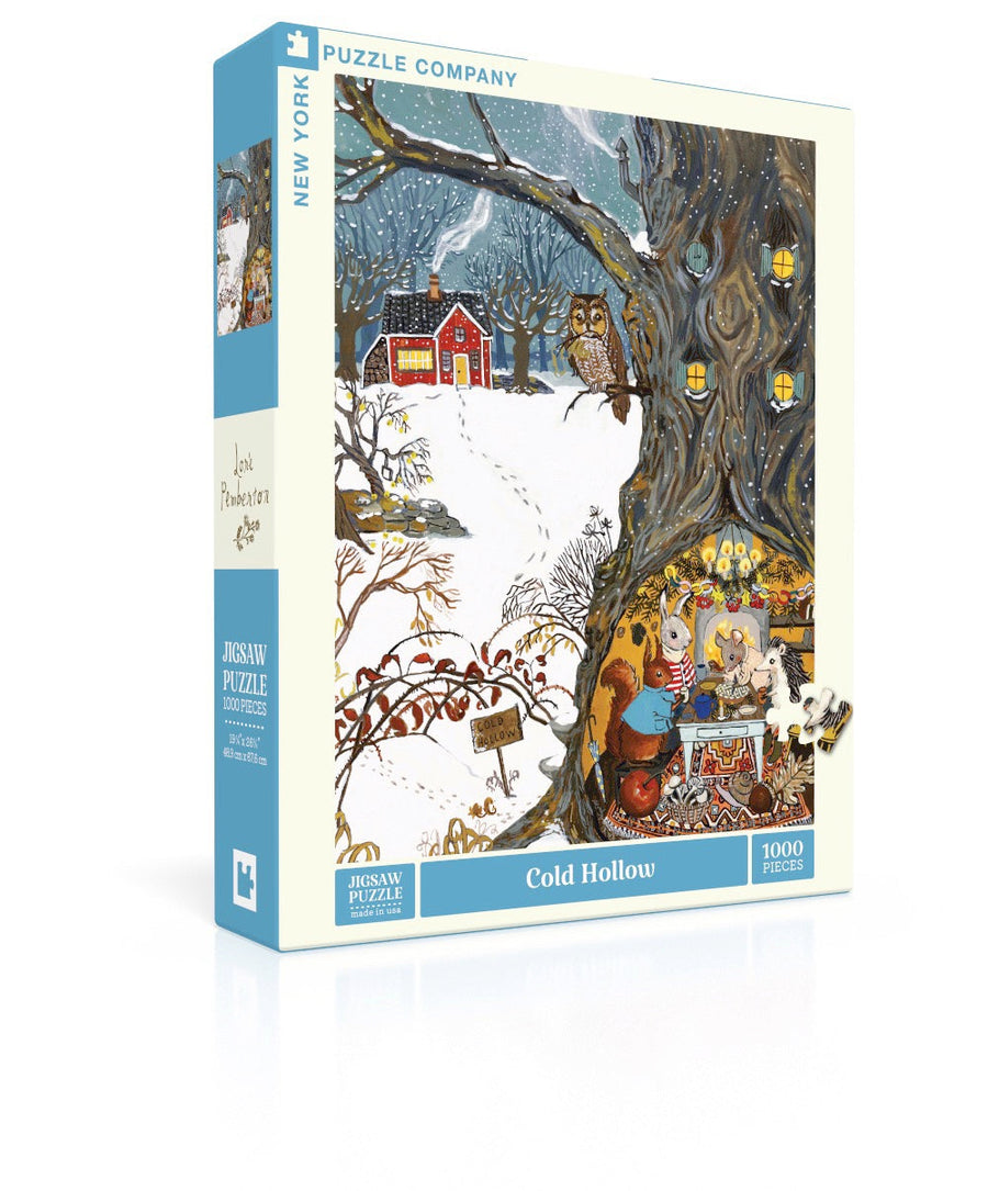 Cold Hollow puzzle box and illustrated design