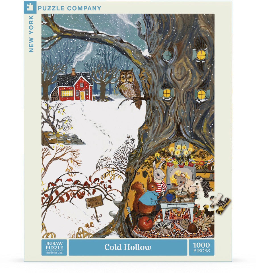 Packaging showing Cold Hollow puzzle artwork