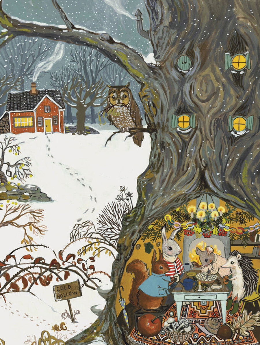 Illustrated Cold Hollow puzzle design