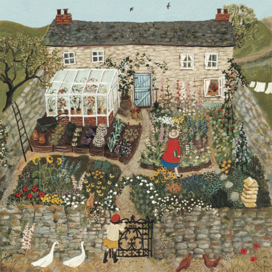 Illustrated The Walled Garden puzzle design