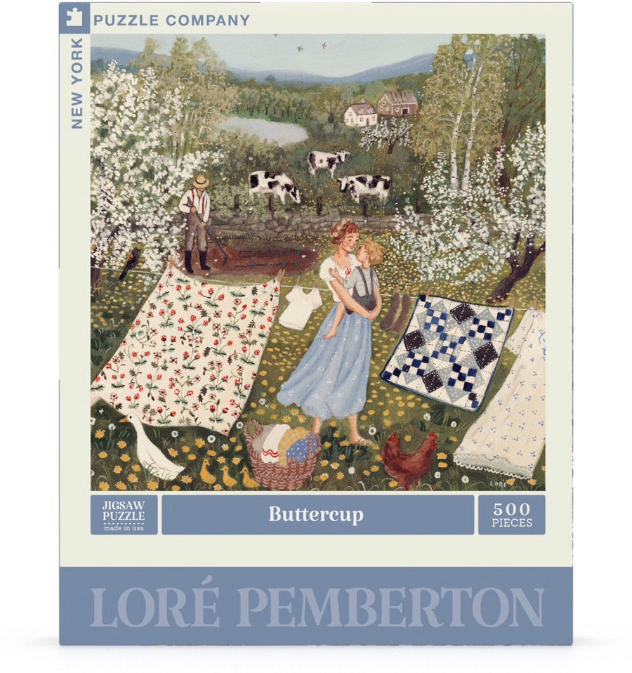 Packaging showing Buttercup puzzle artwork