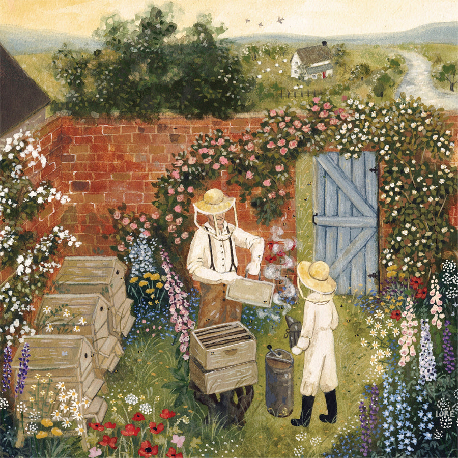 Illustrated Beekeepers puzzle design