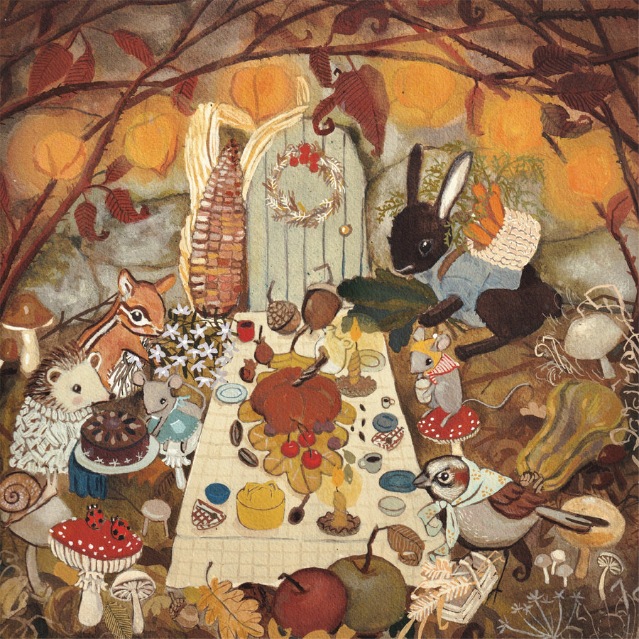 Illustrated Mulberry Cake puzzle design