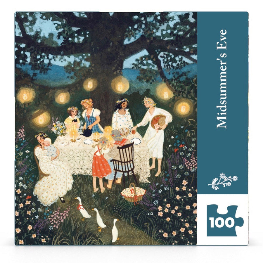 Packaging showing Midsummer's Eve Mini puzzle artwork