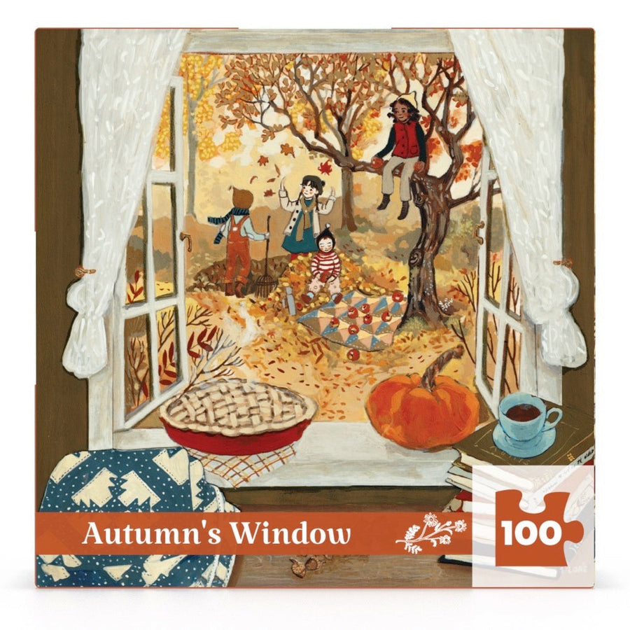 Front of Autumn’s Window Mini puzzle box