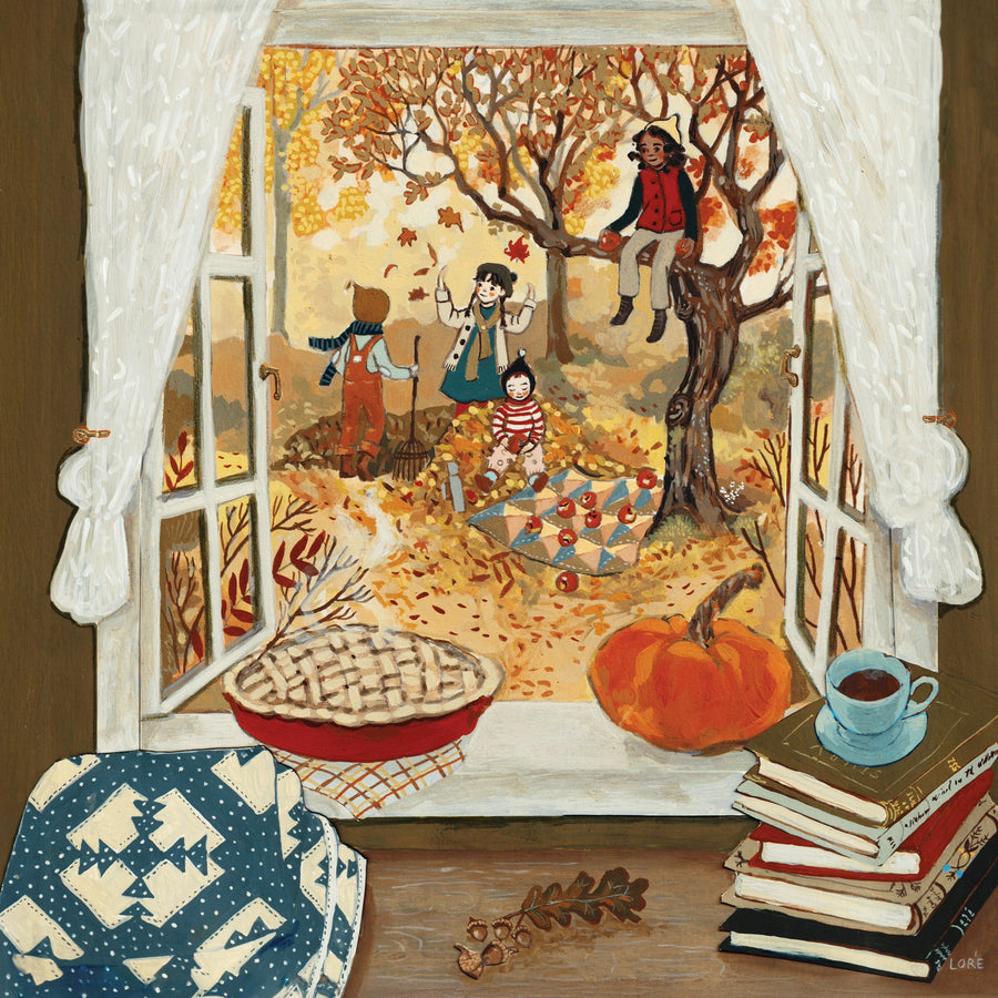 Autumn’s Window Mini puzzle illustration