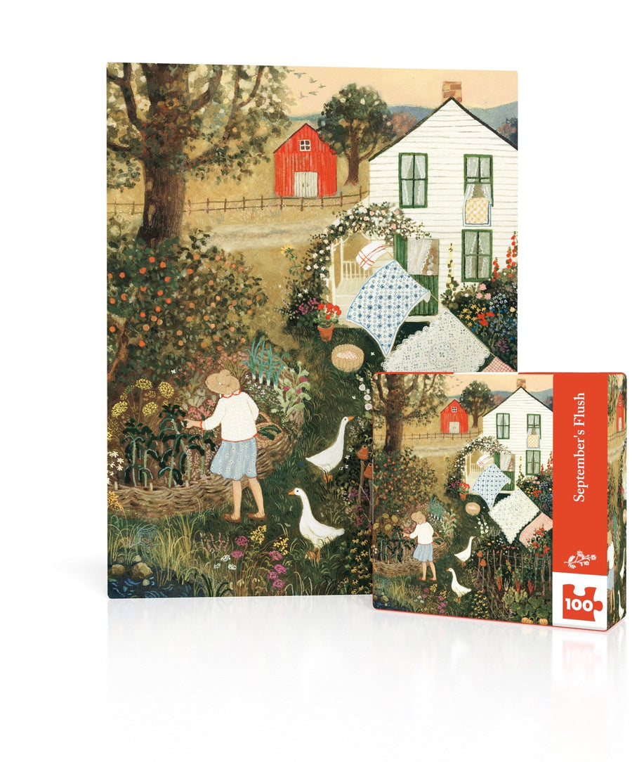 September's Flush Mini puzzle box and illustrated design