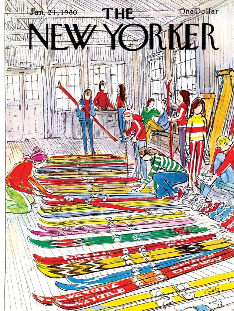 Illustrated Ski Shop puzzle design