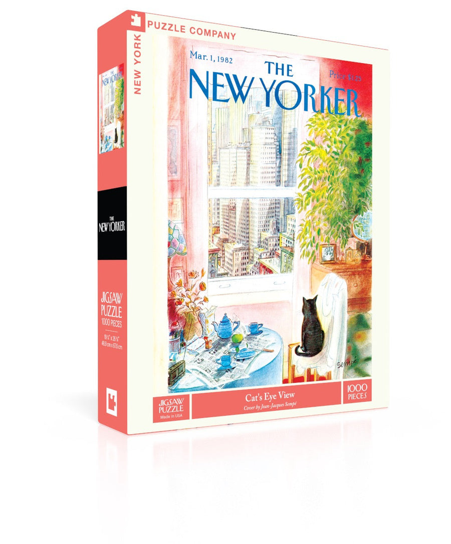 Cat's Eye View puzzle box and illustrated design