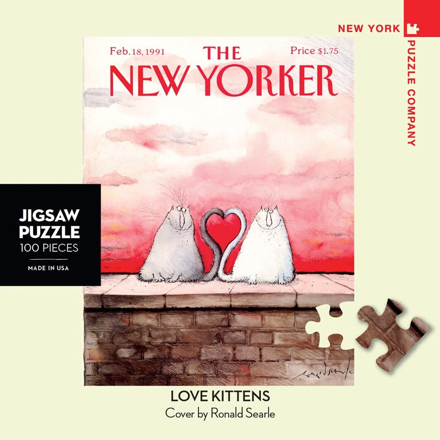 Packaging showing Love Kittens Mini puzzle artwork