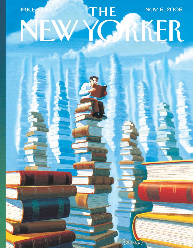 Illustrated Bookopolis Mini puzzle design