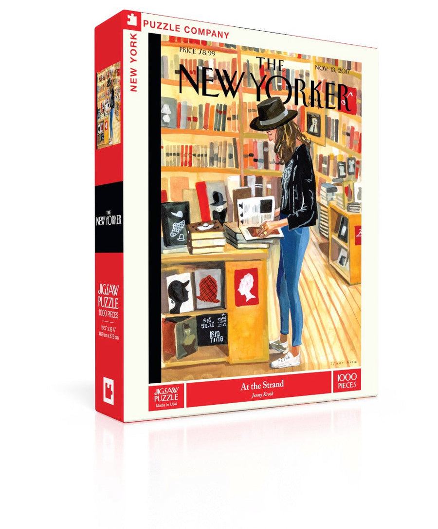 At the Strand puzzle box and illustrated design