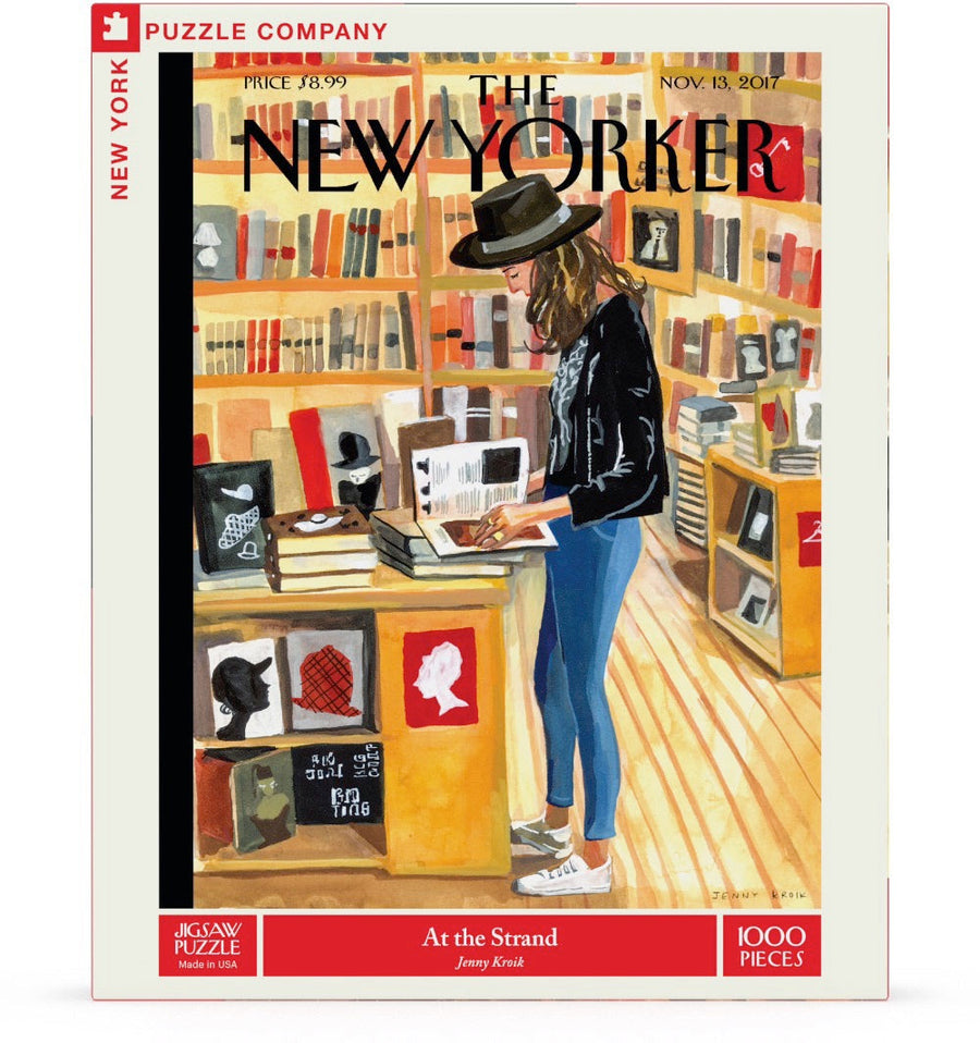 Packaging showing At the Strand puzzle artwork