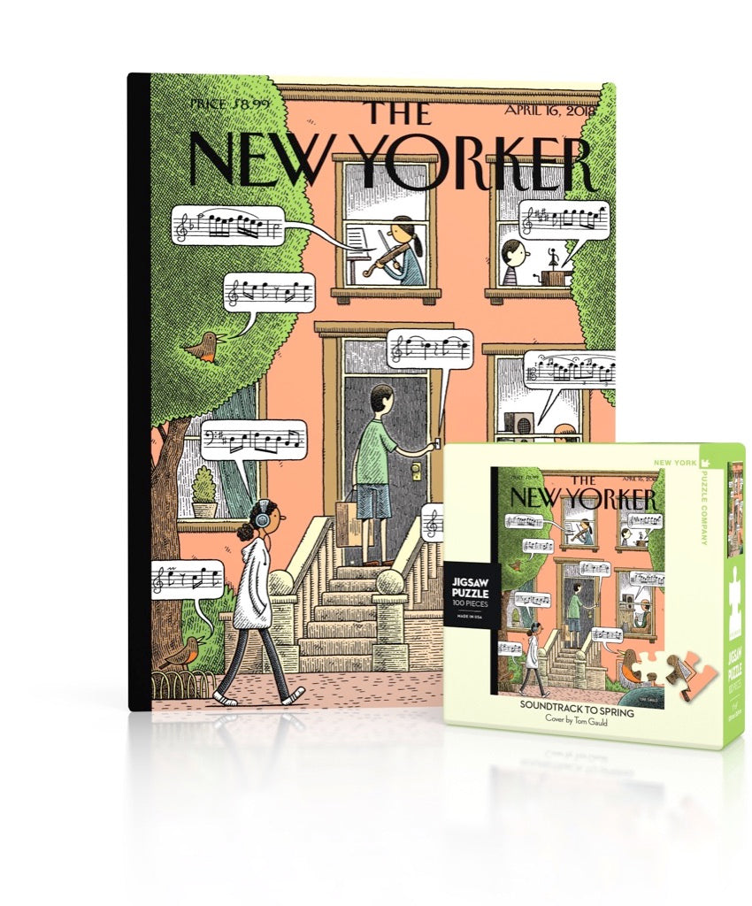 Soundtrack to Spring Mini puzzle box and illustrated design