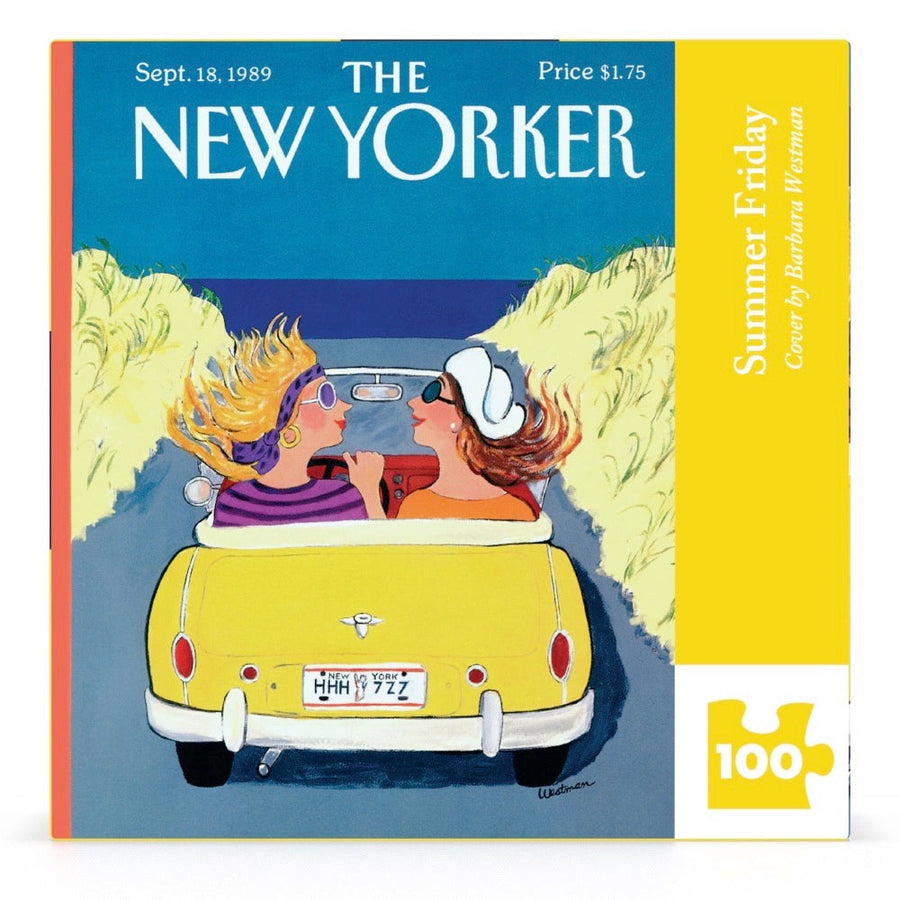 Packaging showing Summer Friday Mini puzzle artwork